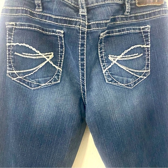 Silver Aiko Bootcut Jeans Women’s Dark Wash Size W31 L33 - Picture 5 of 11